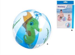 Obrázek z Míč nafukovací 51cm se zvířátkem uvnitř, 2dr 
